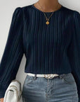 SAVANNAH | PLEATET BLUSE - ByRiot