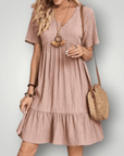 VIVIENNE | V-HALS SOMMERKLEDD - ByRiot