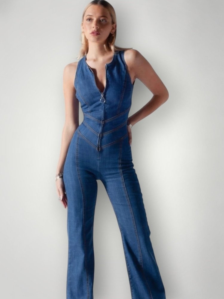 CAPRI | DENIM JUMPSUIT - ByRiot
