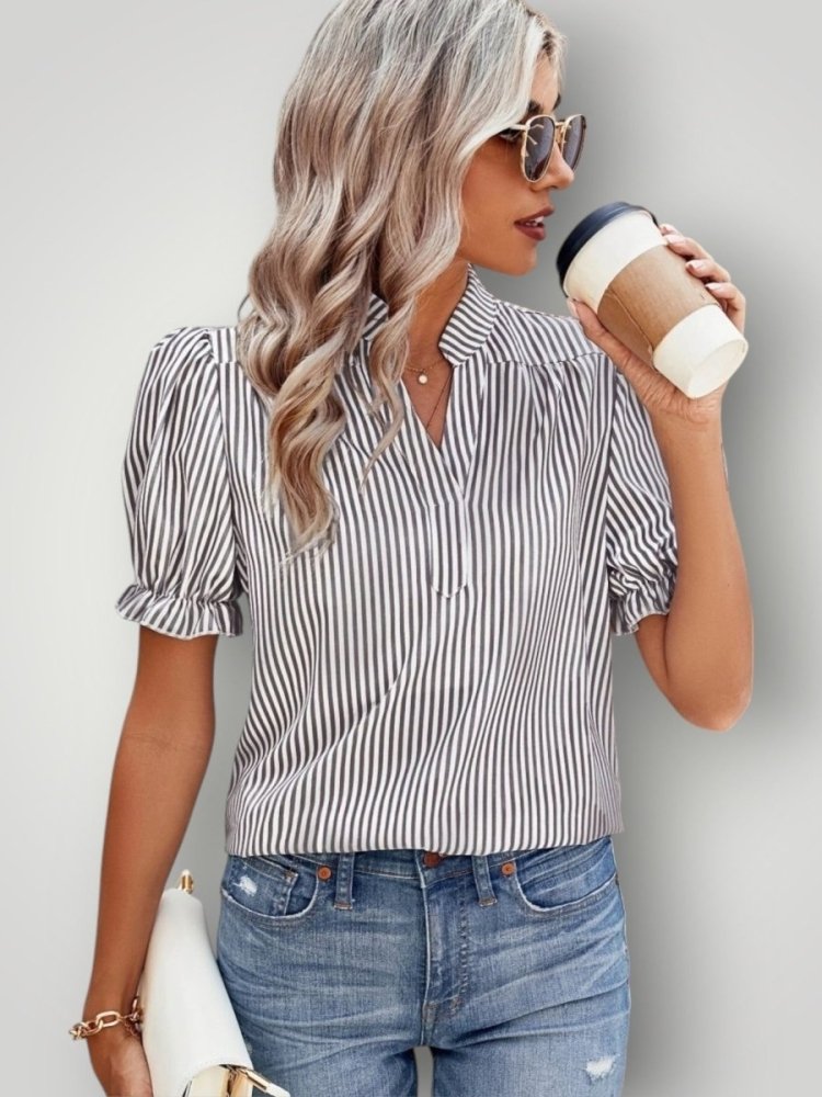 EMMA | STRIPET BLUSE - ByRiot