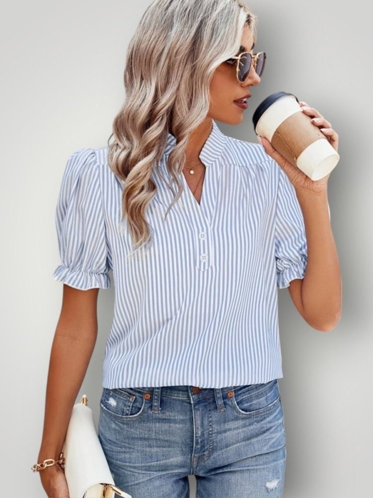 EMMA | STRIPET BLUSE - ByRiot