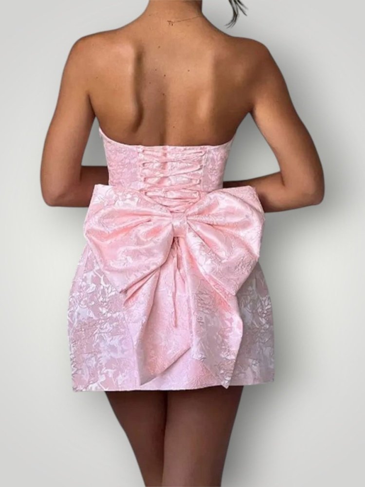 HAILEY | STRAPLESS BUE KJOLE - ByRiot