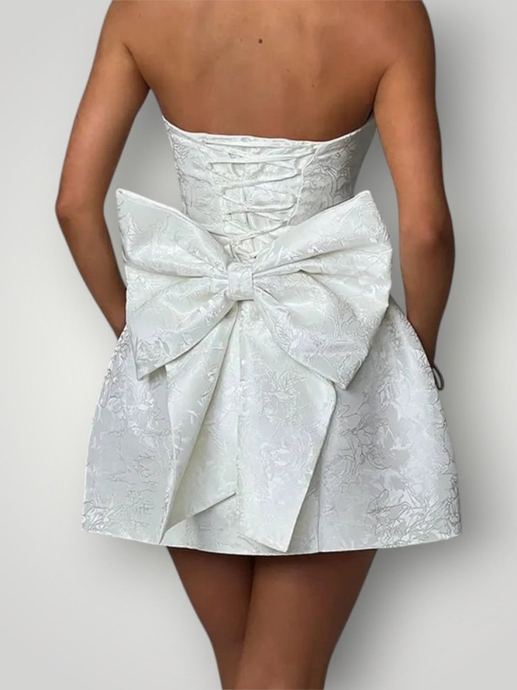 HAILEY | STRAPLESS BUE KJOLE - ByRiot