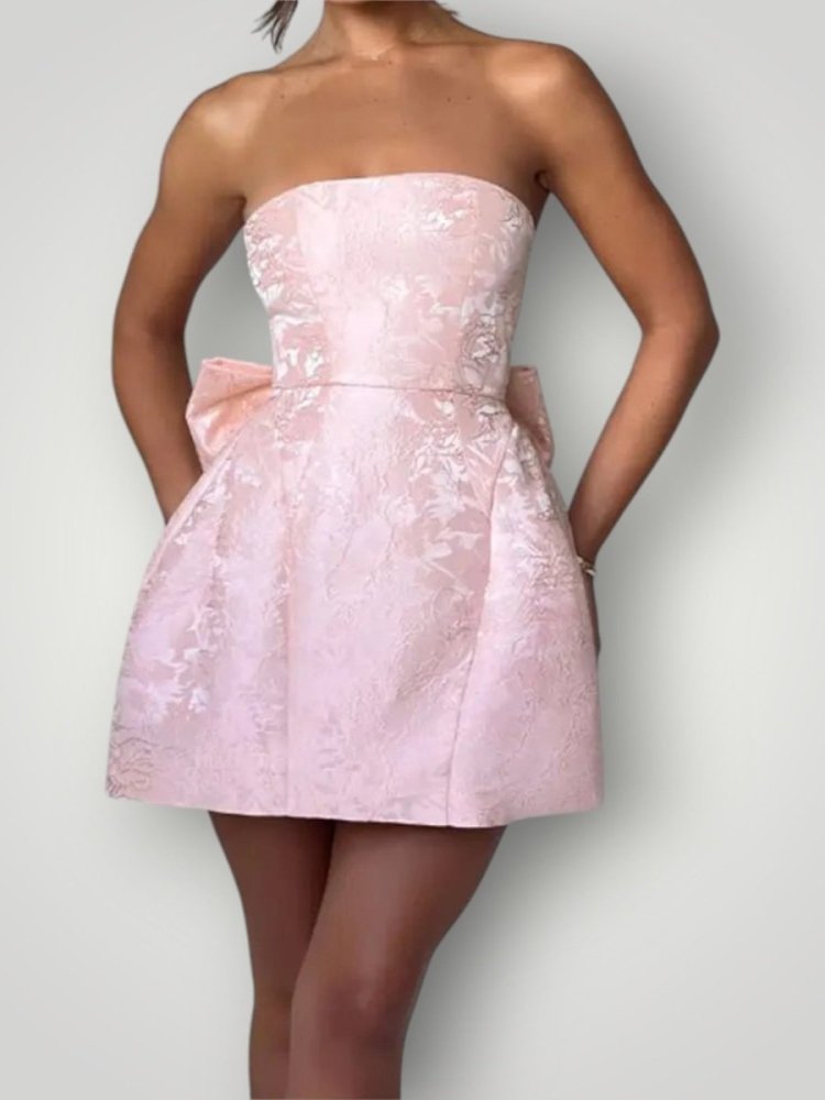 HAILEY | STRAPLESS BUE KJOLE - ByRiot