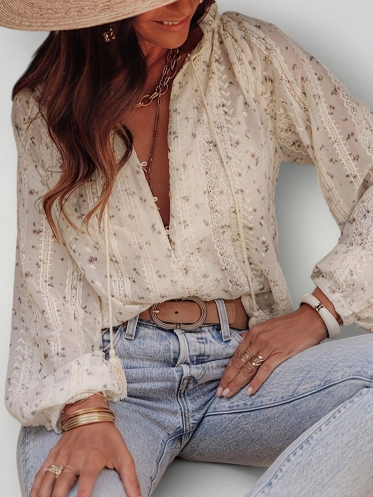 KARIN | BLOMSTERBLUSE - ByRiot