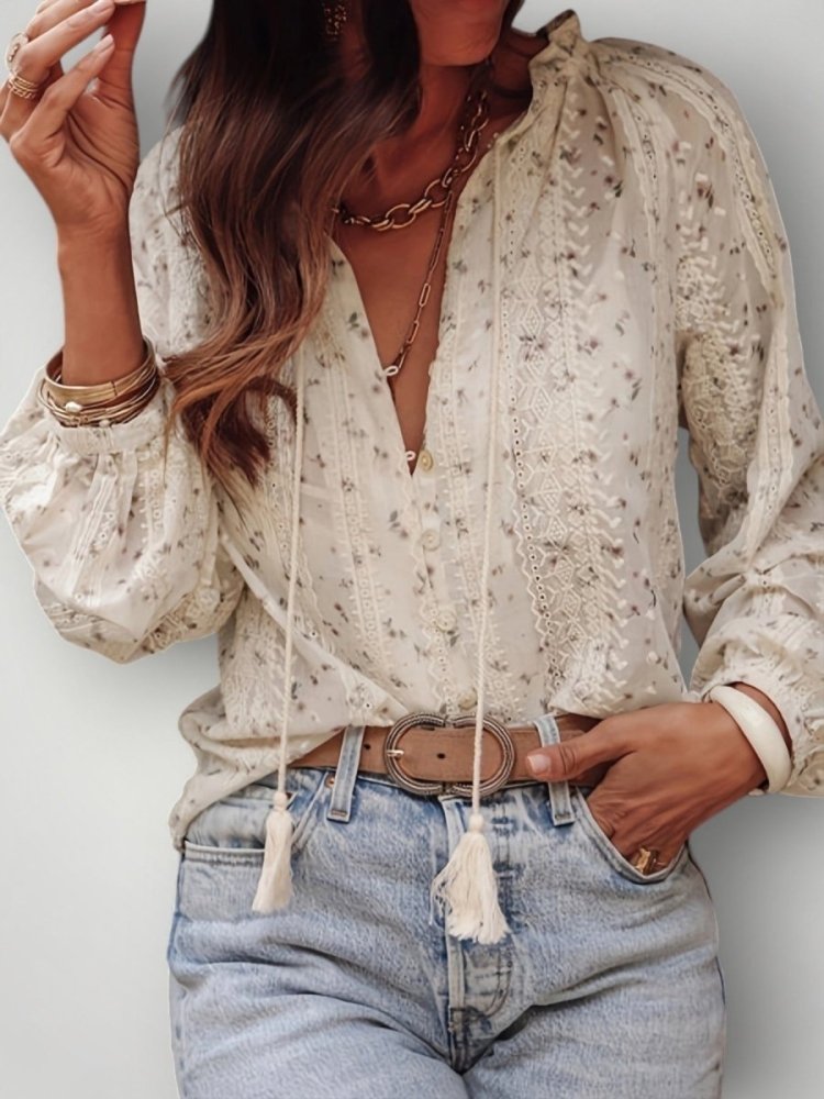 KARIN | BLOMSTERBLUSE - ByRiot