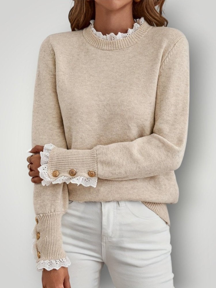 LOVISE | LACE RUFFLE GENSER - ByRiot