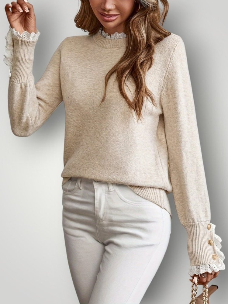 LOVISE | LACE RUFFLE GENSER - ByRiot