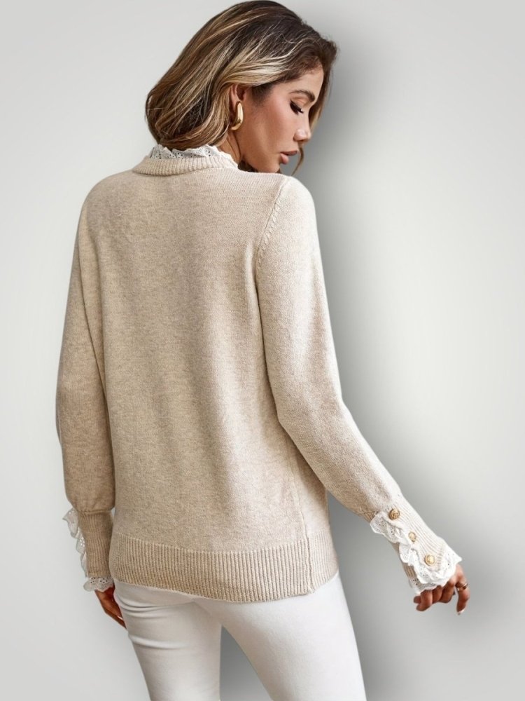 LOVISE | LACE RUFFLE GENSER - ByRiot