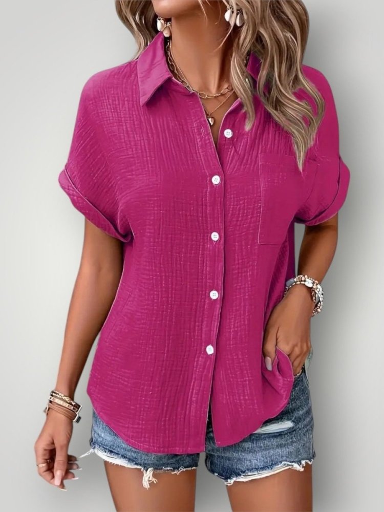MATILDA | KORTERMET BLUSE - ByRiot