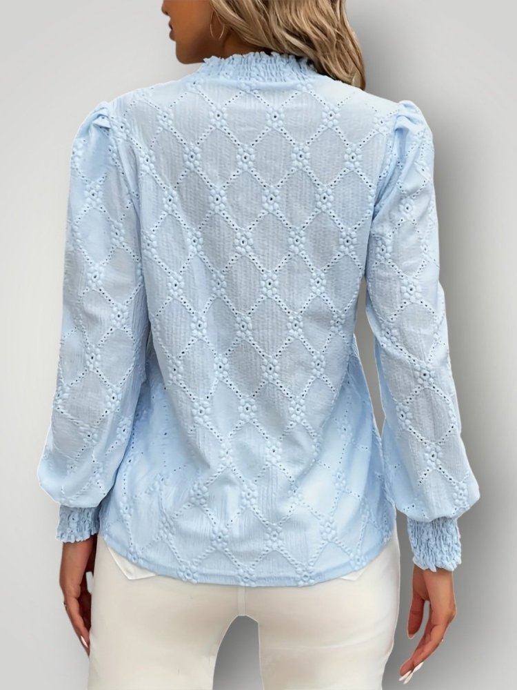 SARA | ELEGANT CHIMNEY BLUSE - ByRiot