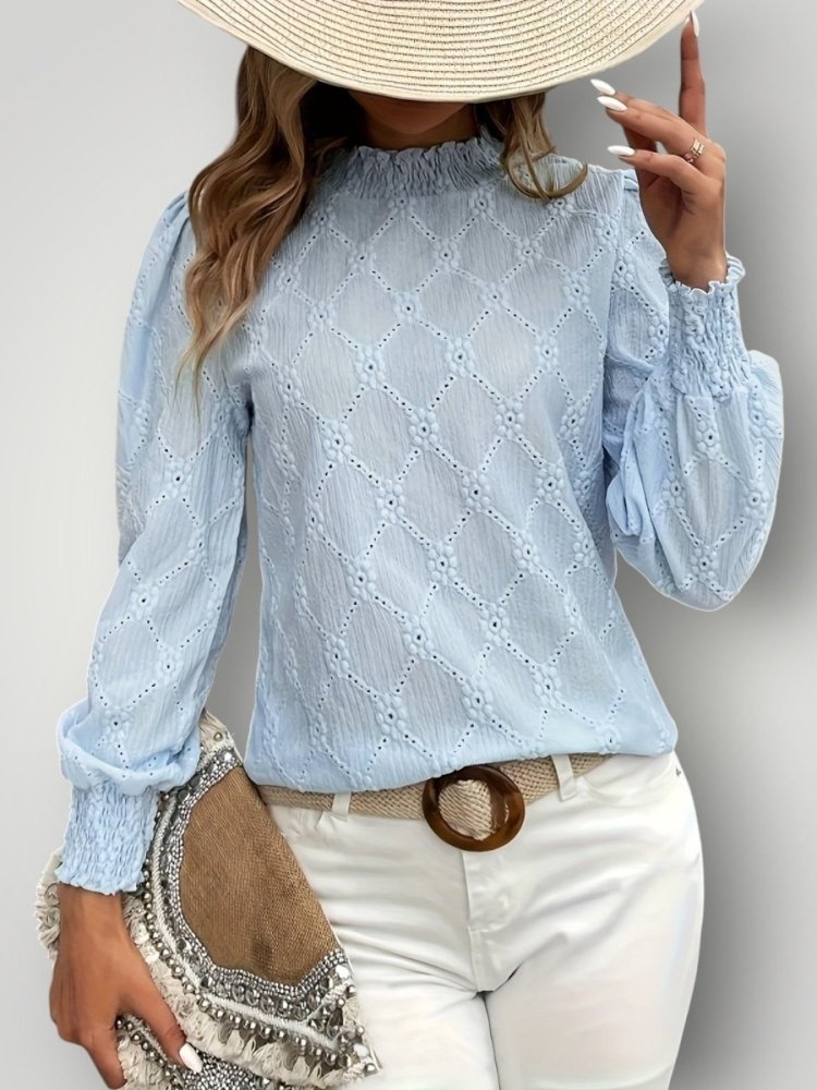 SARA | ELEGANT CHIMNEY BLUSE - ByRiot