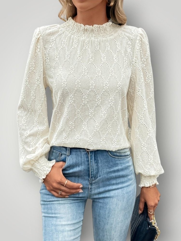 SARA | ELEGANT CHIMNEY BLUSE - ByRiot