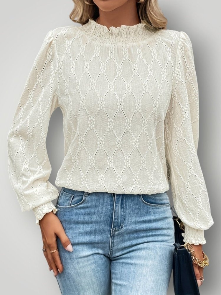 SARA | ELEGANT CHIMNEY BLUSE - ByRiot