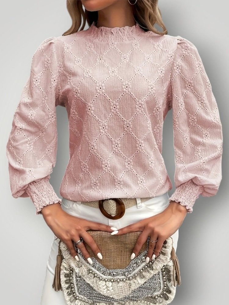 SARA | ELEGANT CHIMNEY BLUSE - ByRiot