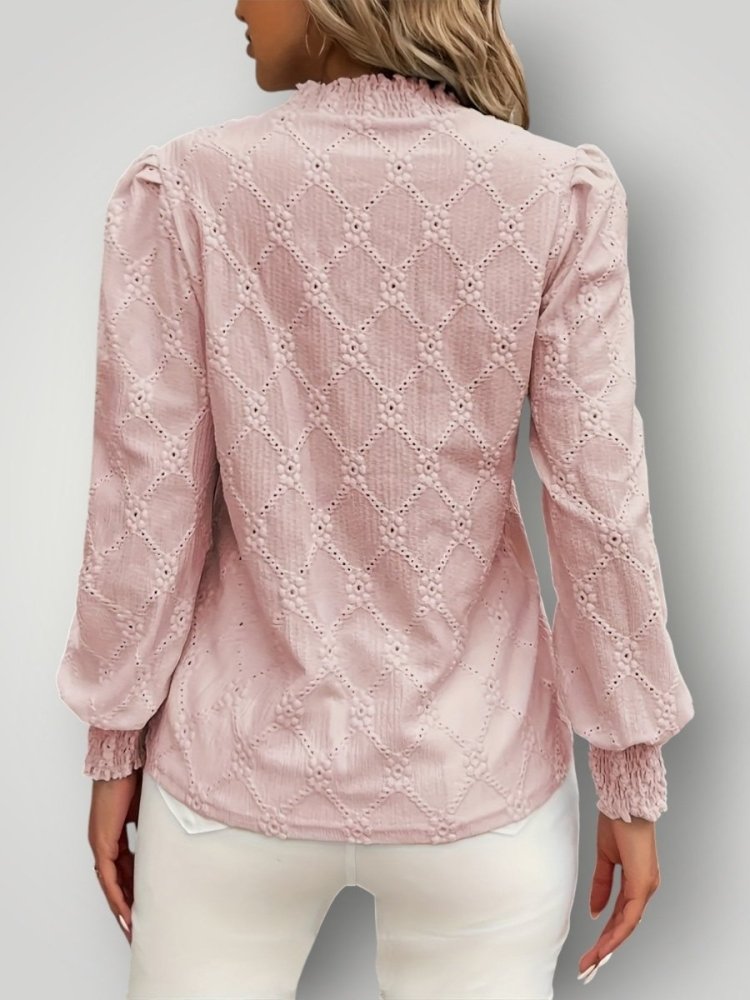SARA | ELEGANT CHIMNEY BLUSE - ByRiot