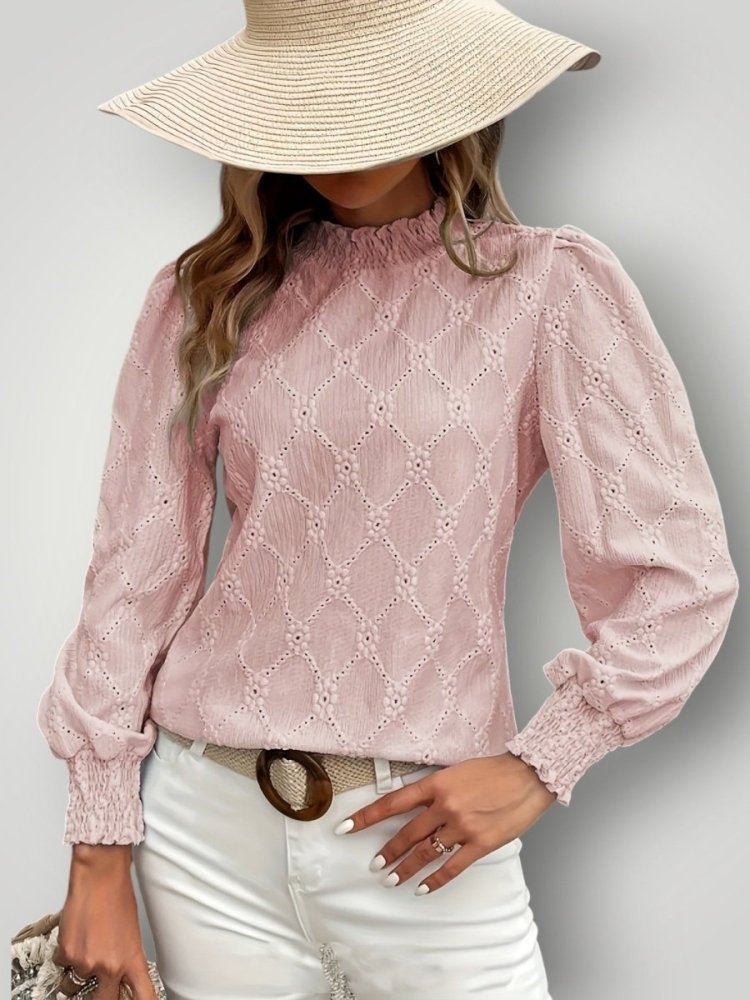 SARA | ELEGANT CHIMNEY BLUSE - ByRiot