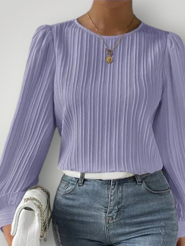 SAVANNAH | PLEATET BLUSE - ByRiot