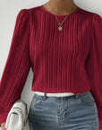 SAVANNAH | PLEATET BLUSE - ByRiot