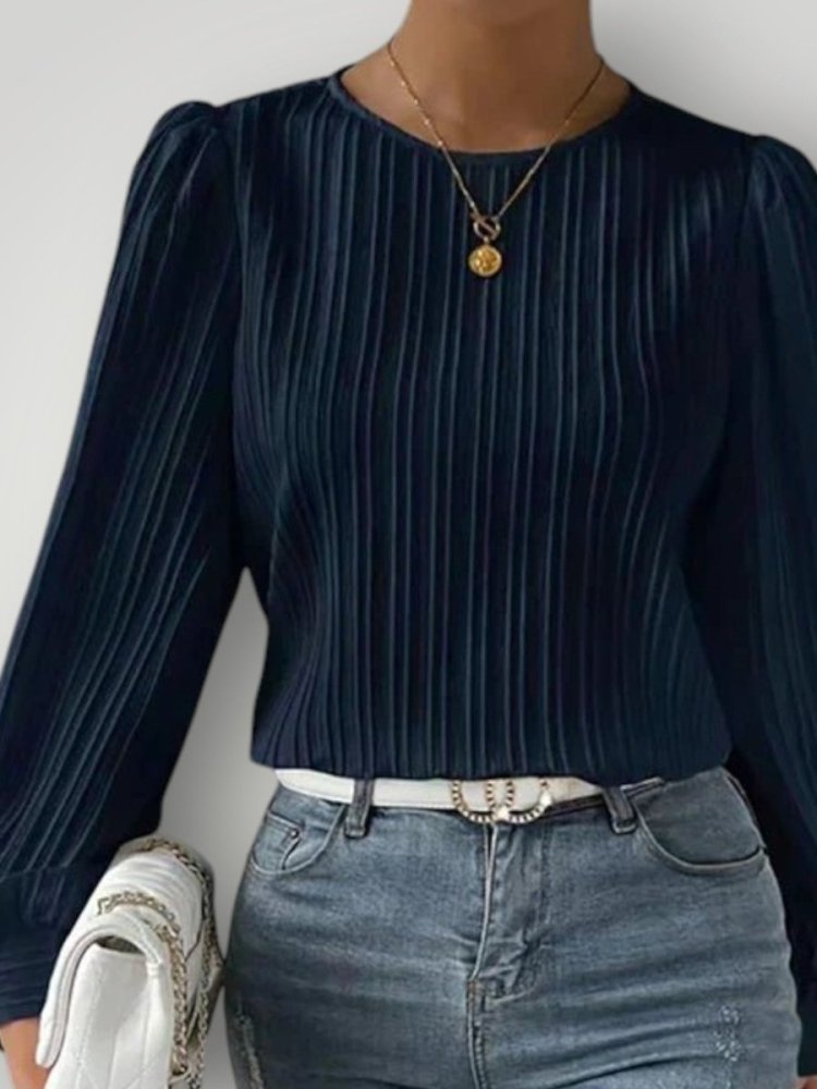 SAVANNAH | PLEATET BLUSE - ByRiot