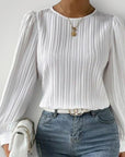 SAVANNAH | PLEATET BLUSE - ByRiot