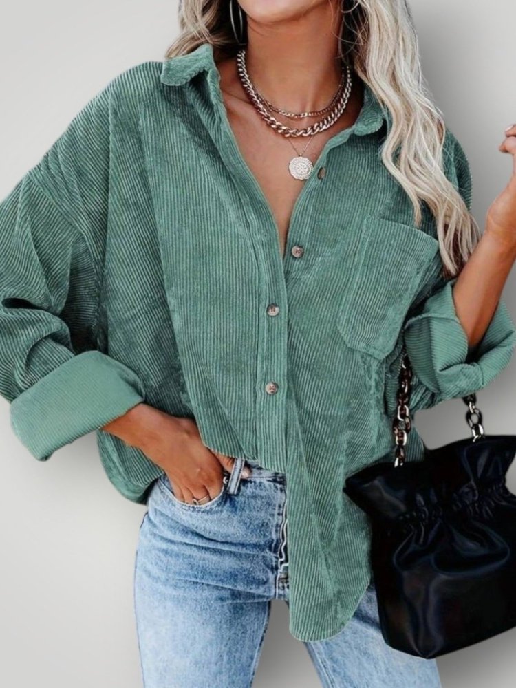SEREN | VINTAGE VELVET SKJORTE - ByRiot