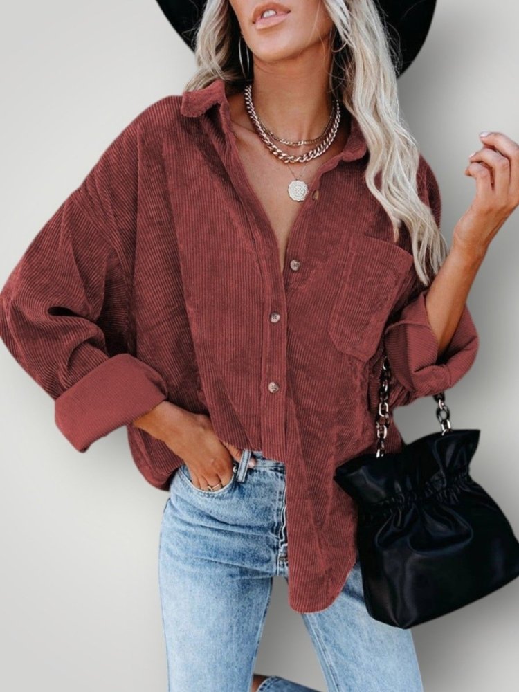 SEREN | VINTAGE VELVET SKJORTE - ByRiot