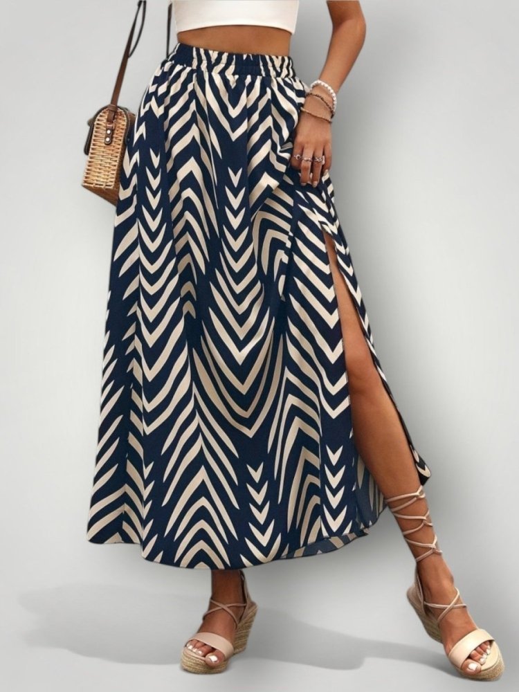 SILJE | CHEVRON SKJØRT - ByRiot