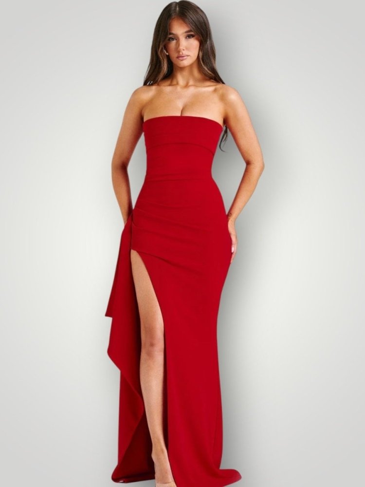 STACY | STRAPLESS MAXI KJOLE - ByRiot
