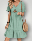 VIVIENNE | V-HALS SOMMERKLEDD - ByRiot