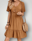 VIVIENNE | V-HALS SOMMERKLEDD - ByRiot