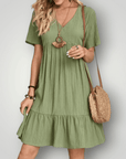VIVIENNE | V-HALS SOMMERKLEDD - ByRiot